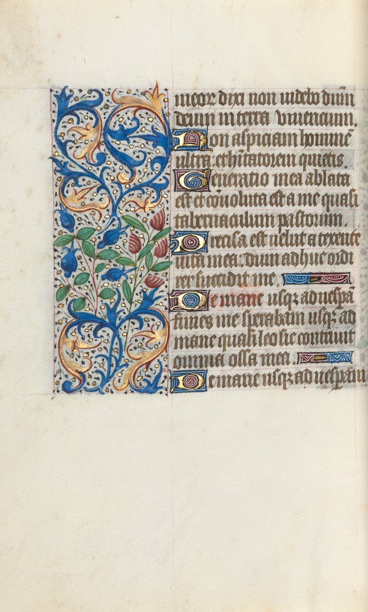 Getijdenboek Gebruik van Rouen: fol. 139v, c. 1470 door Master of the Geneva Latini
