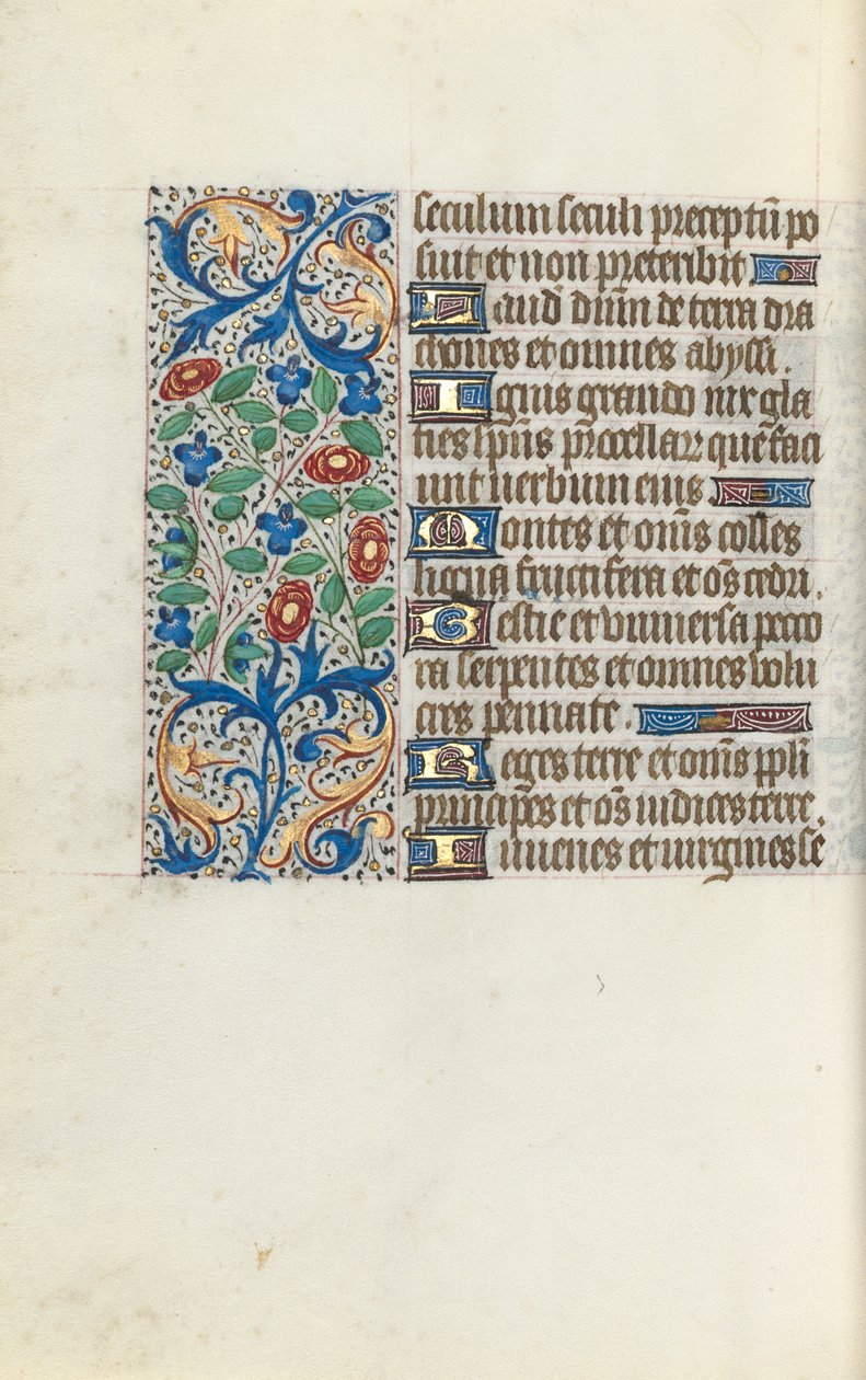 Getijdenboek Gebruik van Rouen: fol. 141v door Master of the Geneva Latini