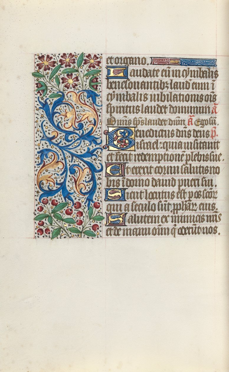 Getijdenboek Gebruik van Rouen: fol. 143v, ca. 1470 door Master of the Geneva Latini
