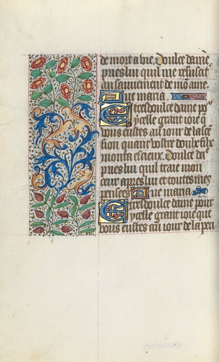 Getijdenboek Gebruik van Rouen: fol. 150v door Master of the Geneva Latini