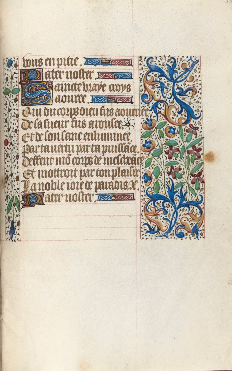 Getijdenboek Gebruik van Rouen: fol. 154r, ca. 1470 door Master of the Geneva Latini