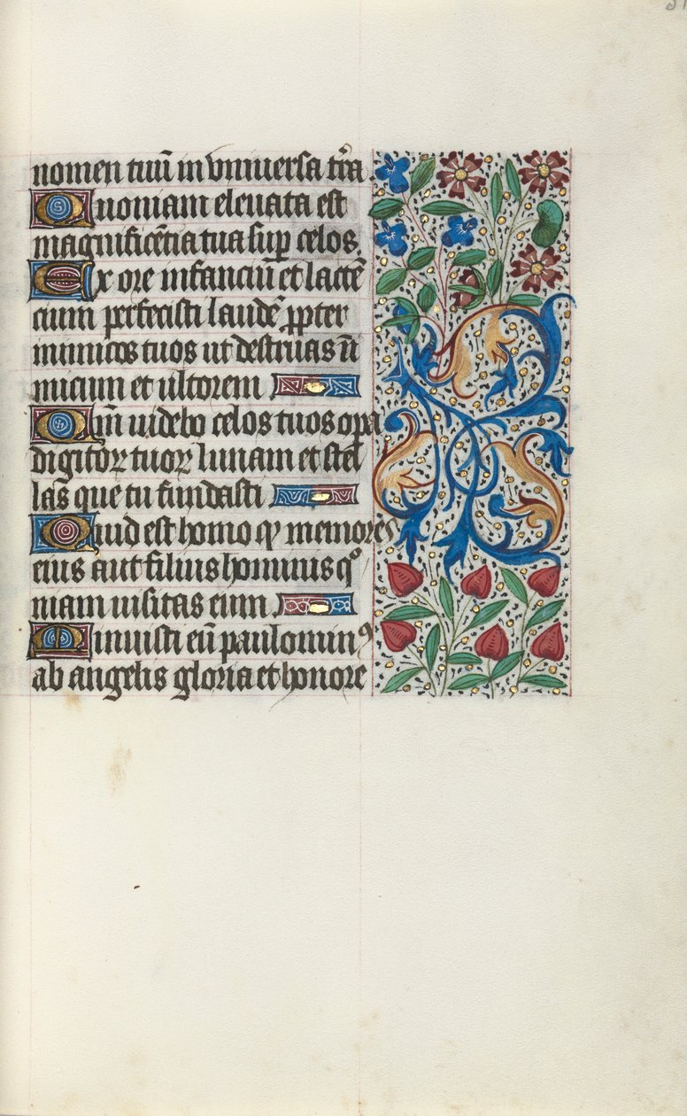 Getijdenboek Gebruik van Rouen: fol. 31r, ca. 1470 door Master of the Geneva Latini