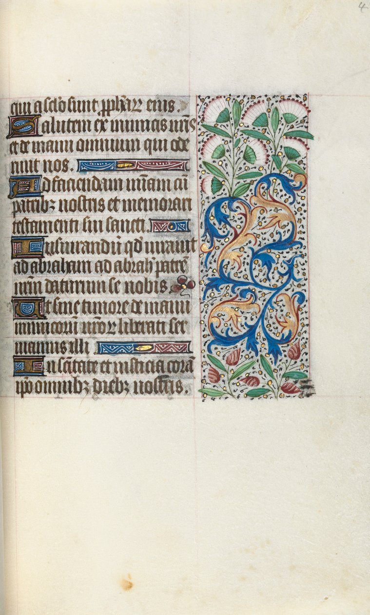 Getijdenboek Gebruik van Rouen: fol. 48r, ca. 1470 door Master of the Geneva Latini