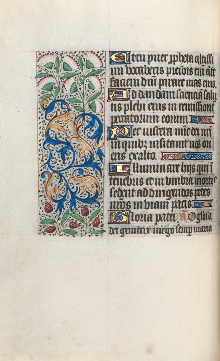 Getijdenboek Gebruik van Rouen: fol. 48v, ca. 1470 door Master of the Geneva Latini