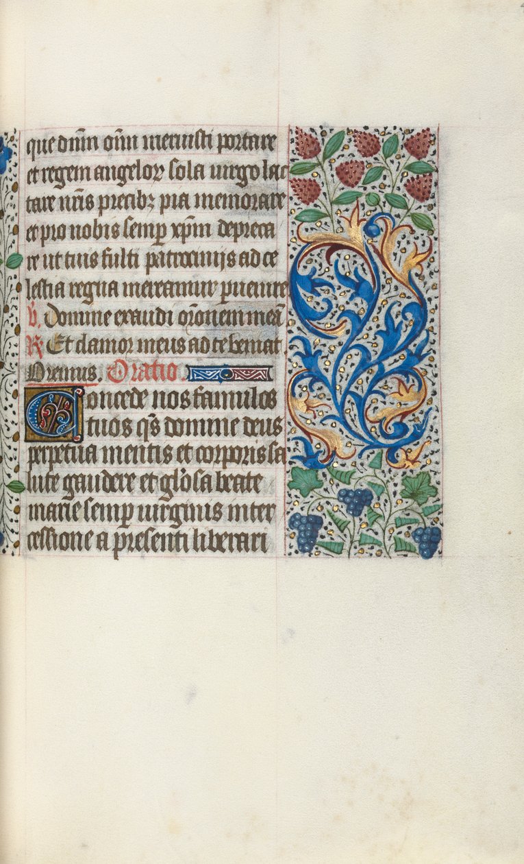 Getijdenboek Gebruik van Rouen: fol. 49r, ca. 1470 door Master of the Geneva Latini