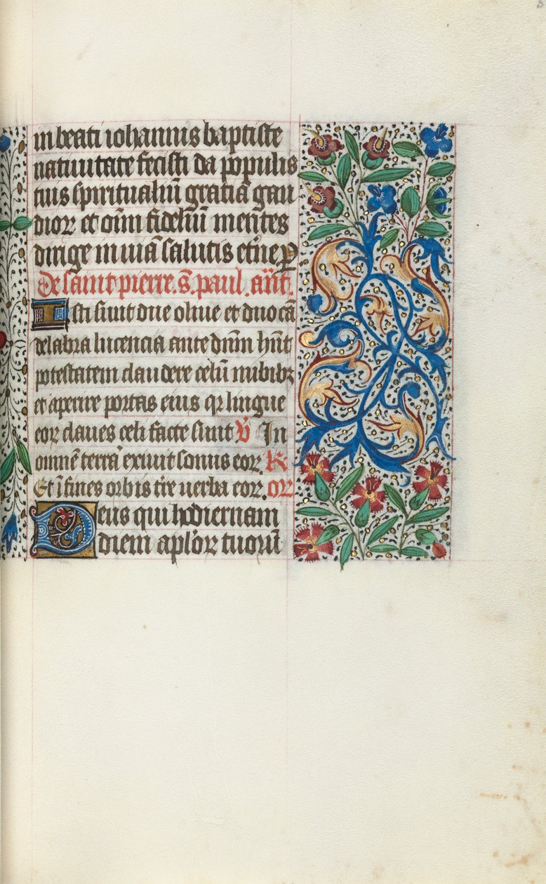 Getijdenboek Gebruik van Rouen: fol. 51r, ca. 1470 door Master of the Geneva Latini