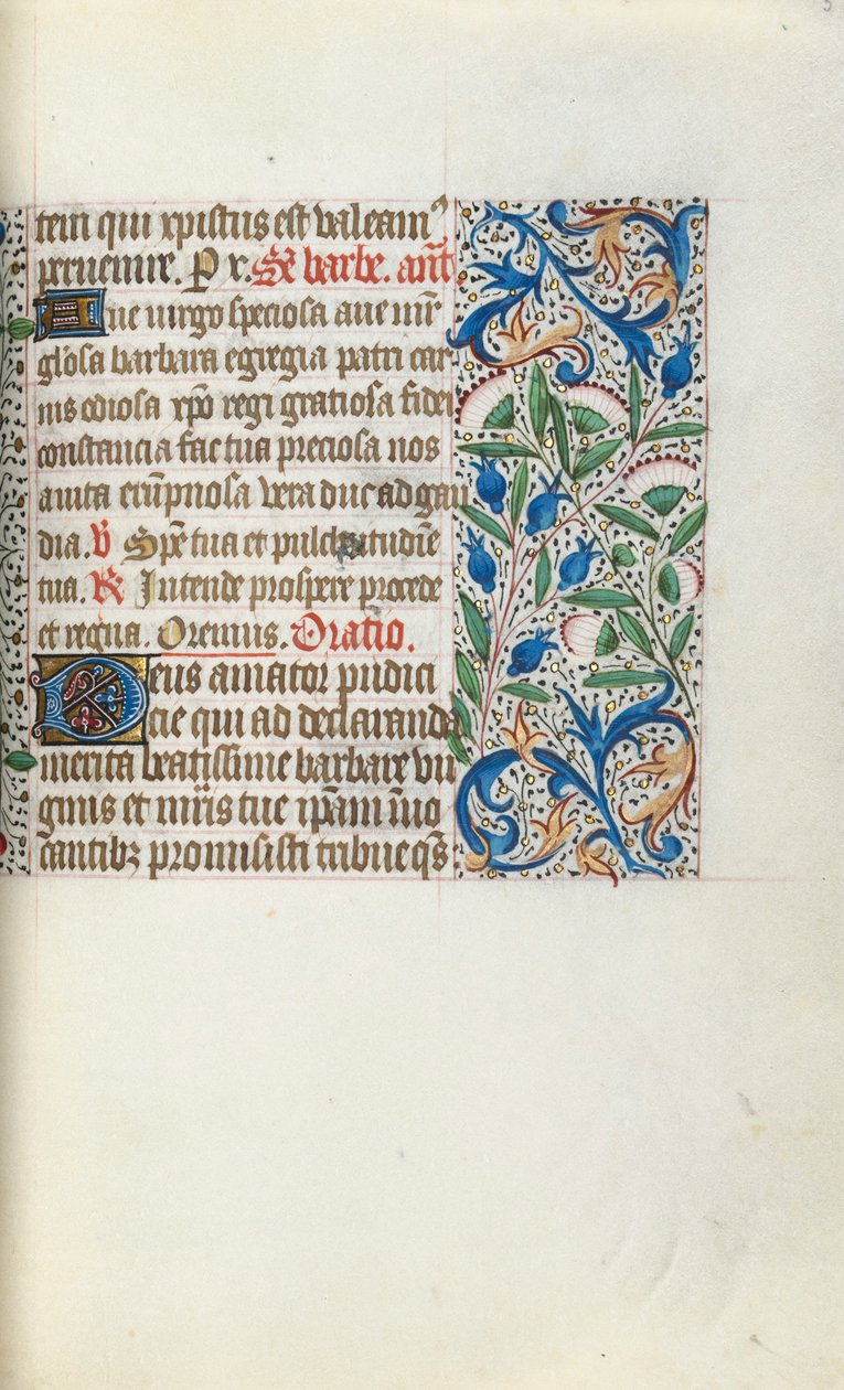 Getijdenboek Gebruik van Rouen: fol. 54r, ca. 1470 door Master of the Geneva Latini