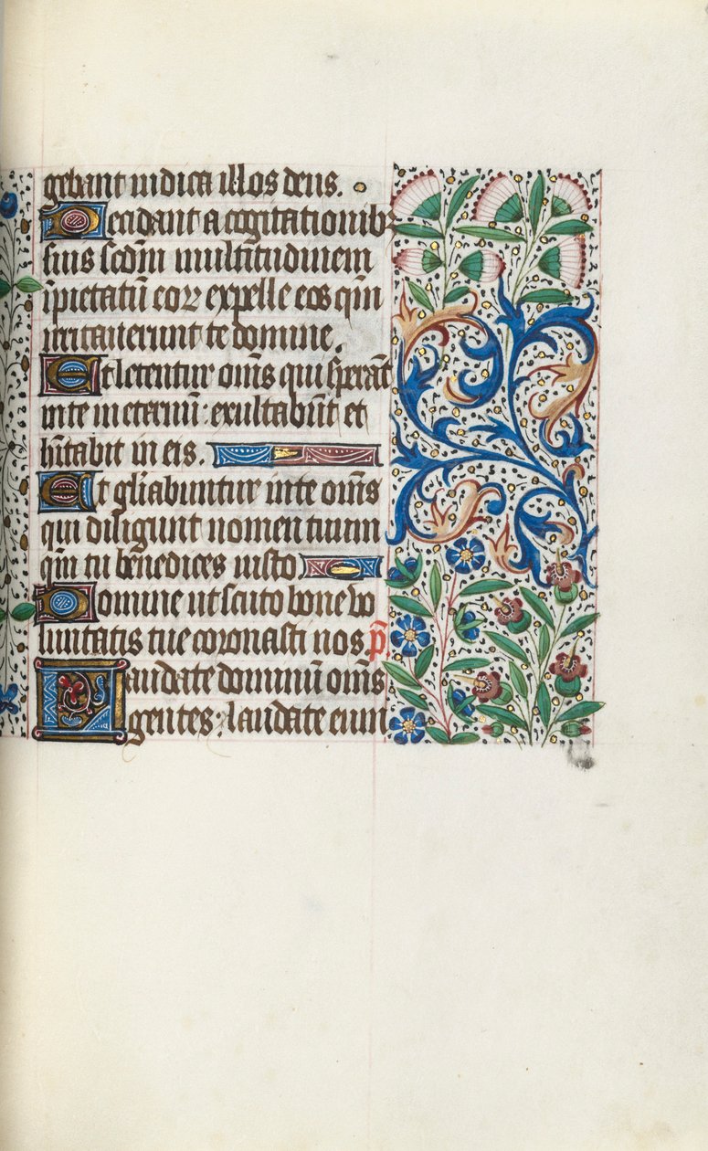 Getijdenboek Gebruik van Rouen: fol. 60r, c. 1470 door Master of the Geneva Latini