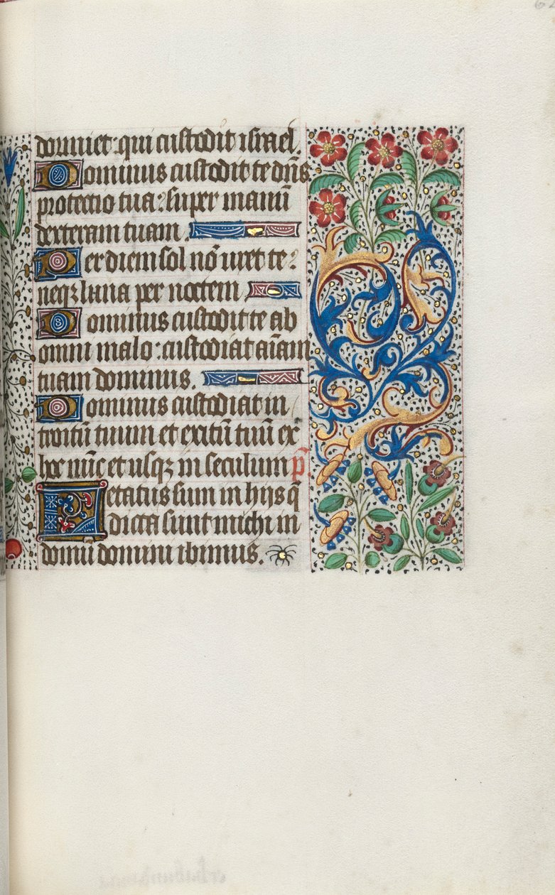 Getijdenboek Gebruik van Rouen: fol. 62r, c. 1470 door Master of the Geneva Latini