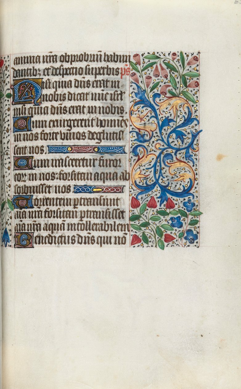 Getijdenboek Gebruik van Rouen: fol. 65r, c. 1470 door Master of the Geneva Latini