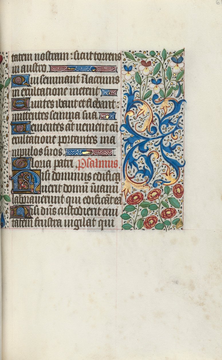 Getijdenboek Gebruik van Rouen: fol. 68r, c. 1470 door Master of the Geneva Latini
