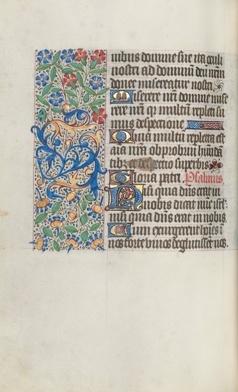 Getijdenboek Gebruik van Rouen: fol. 70v, ca. 1470 door Master of the Geneva Latini