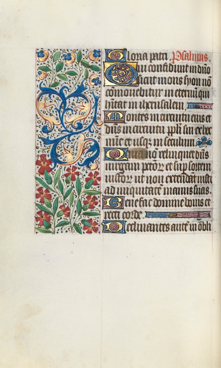 Getijdenboek Gebruik van Rouen: fol. 71v, ca. 1470 door Master of the Geneva Latini