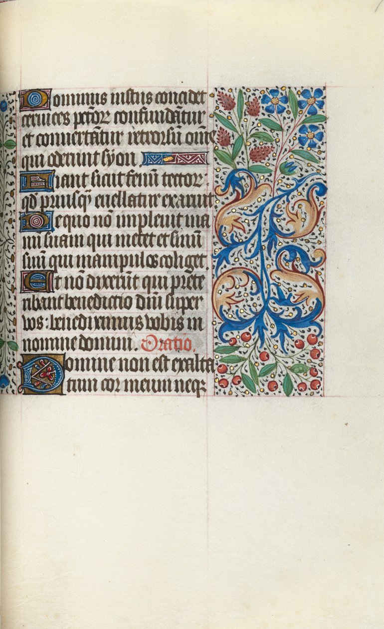 Getijdenboek Gebruik van Rouen: fol. 77r, ca. 1470 door Master of the Geneva Latini