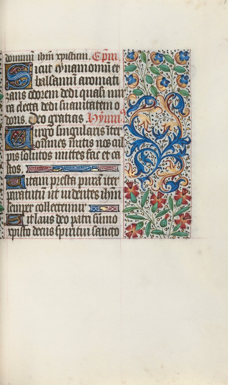 Getijdenboek Gebruik van Rouen: fol. 78r, ca. 1470 door Master of the Geneva Latini