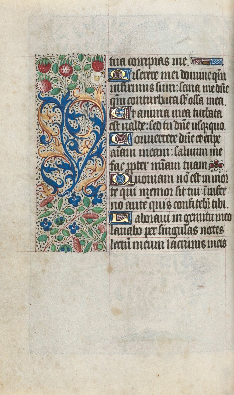 Getijdenboek Gebruik van Rouen: fol. 80v, ca. 1470 door Master of the Geneva Latini