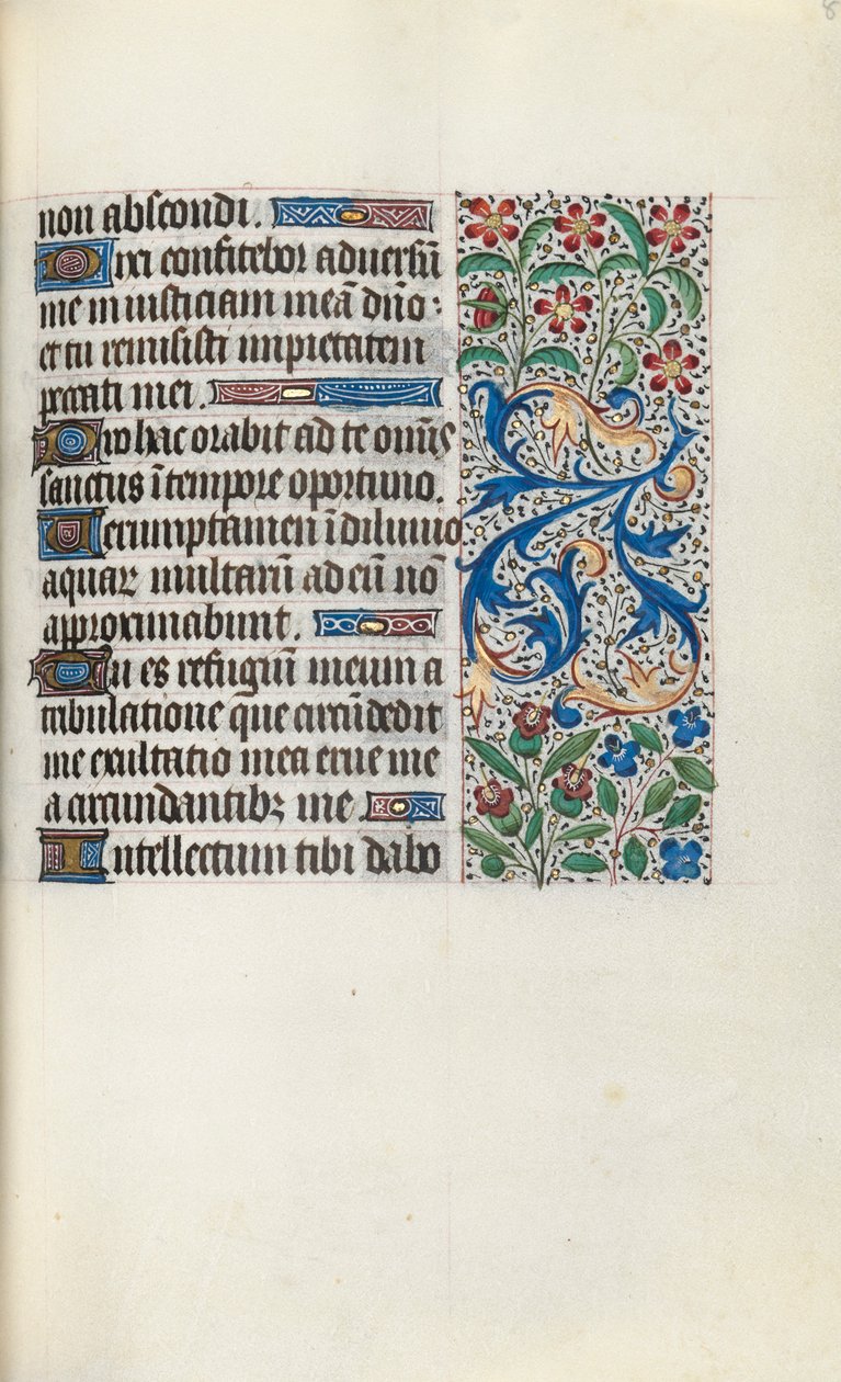 Getijdenboek Gebruik van Rouen: fol. 82r, ca. 1470 door Master of the Geneva Latini