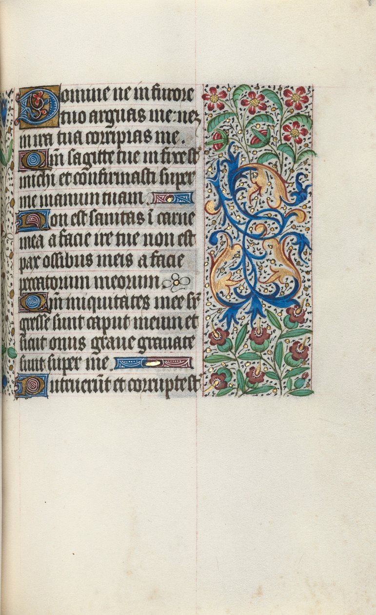Getijdenboek Gebruik van Rouen: fol. 83r, ca. 1470 door Master of the Geneva Latini