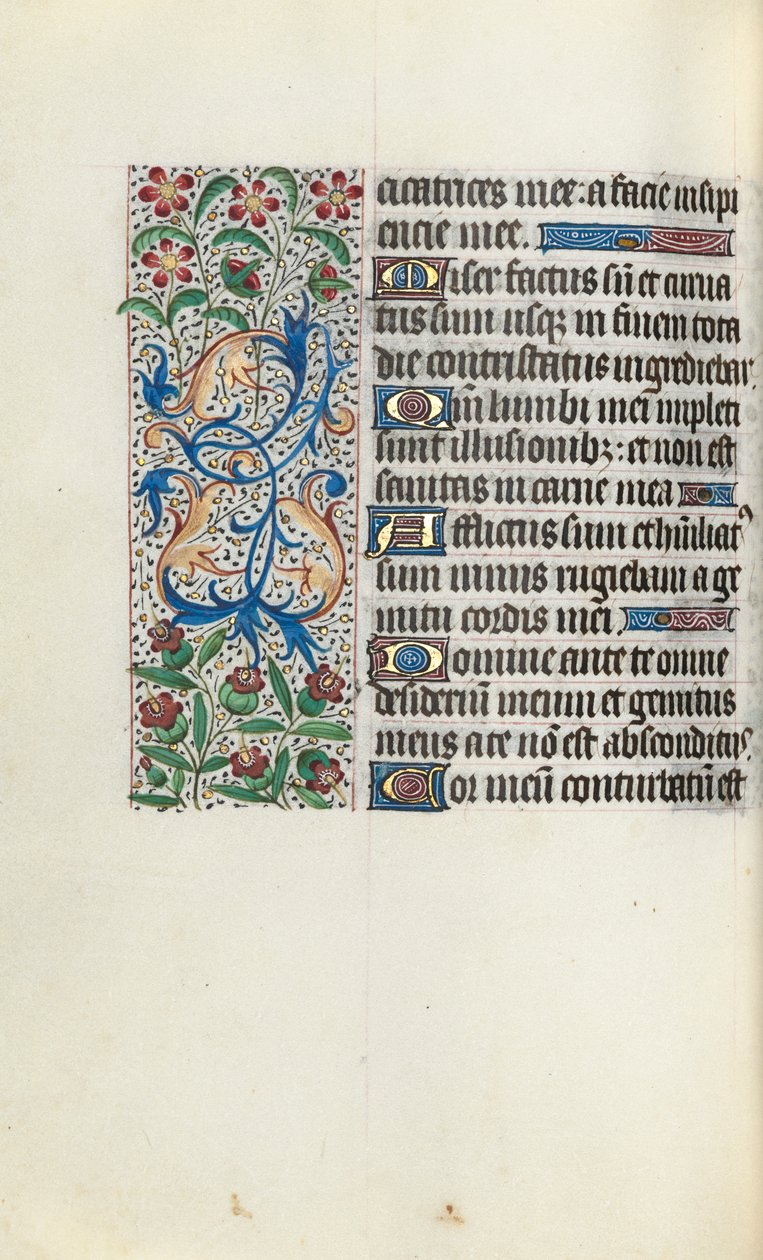 Getijdenboek Gebruik van Rouen: fol. 83v, ca. 1470 door Master of the Geneva Latini