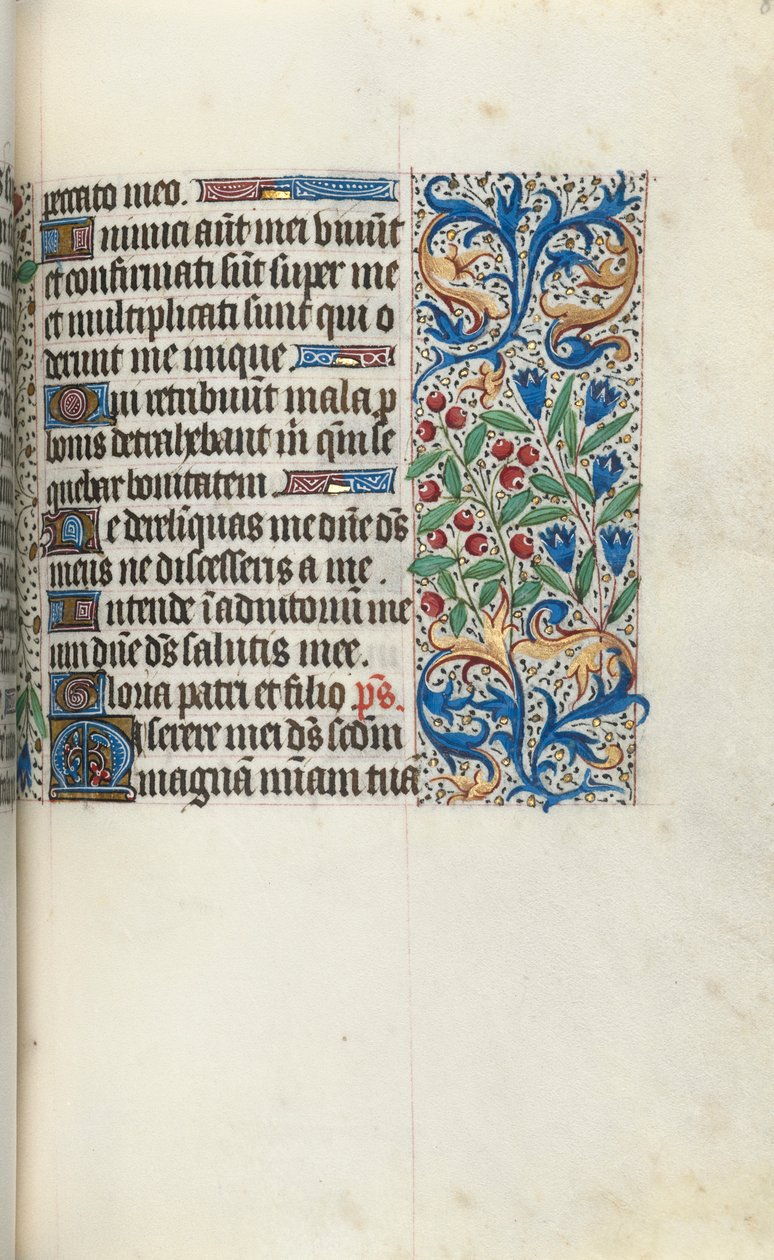 Getijdenboek Gebruik van Rouen: fol. 85r, c. 1470 door Master of the Geneva Latini