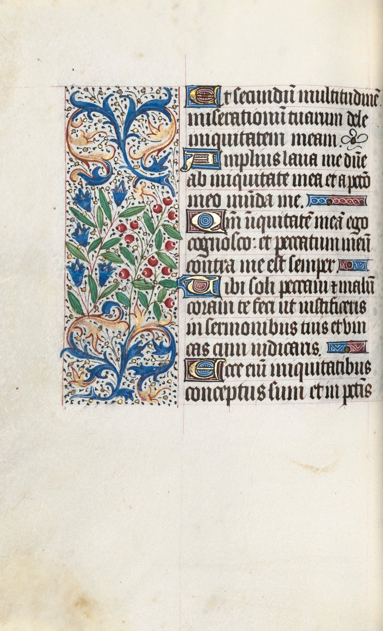 Getijdenboek Gebruik van Rouen: fol. 85v, ca. 1470 door Master of the Geneva Latini
