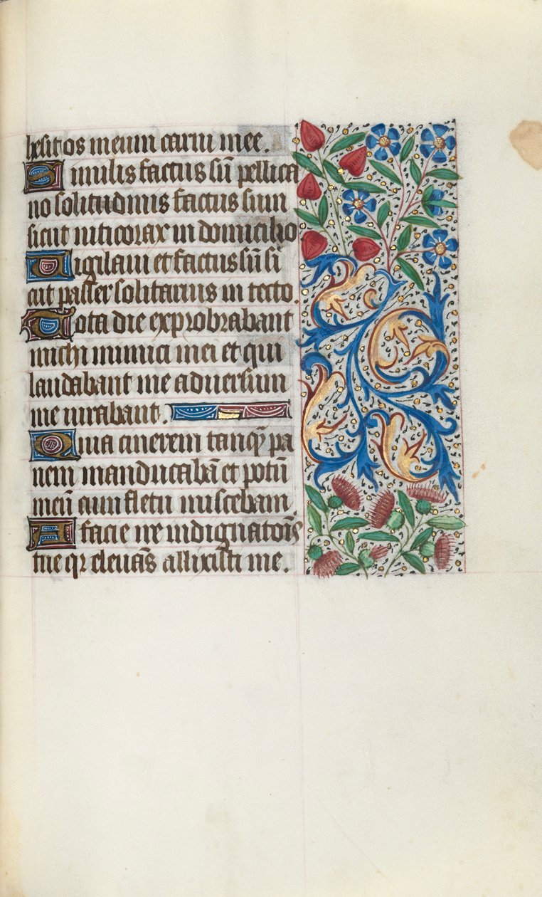 Getijdenboek Gebruik van Rouen: fol. 88r door Master of the Geneva Latini
