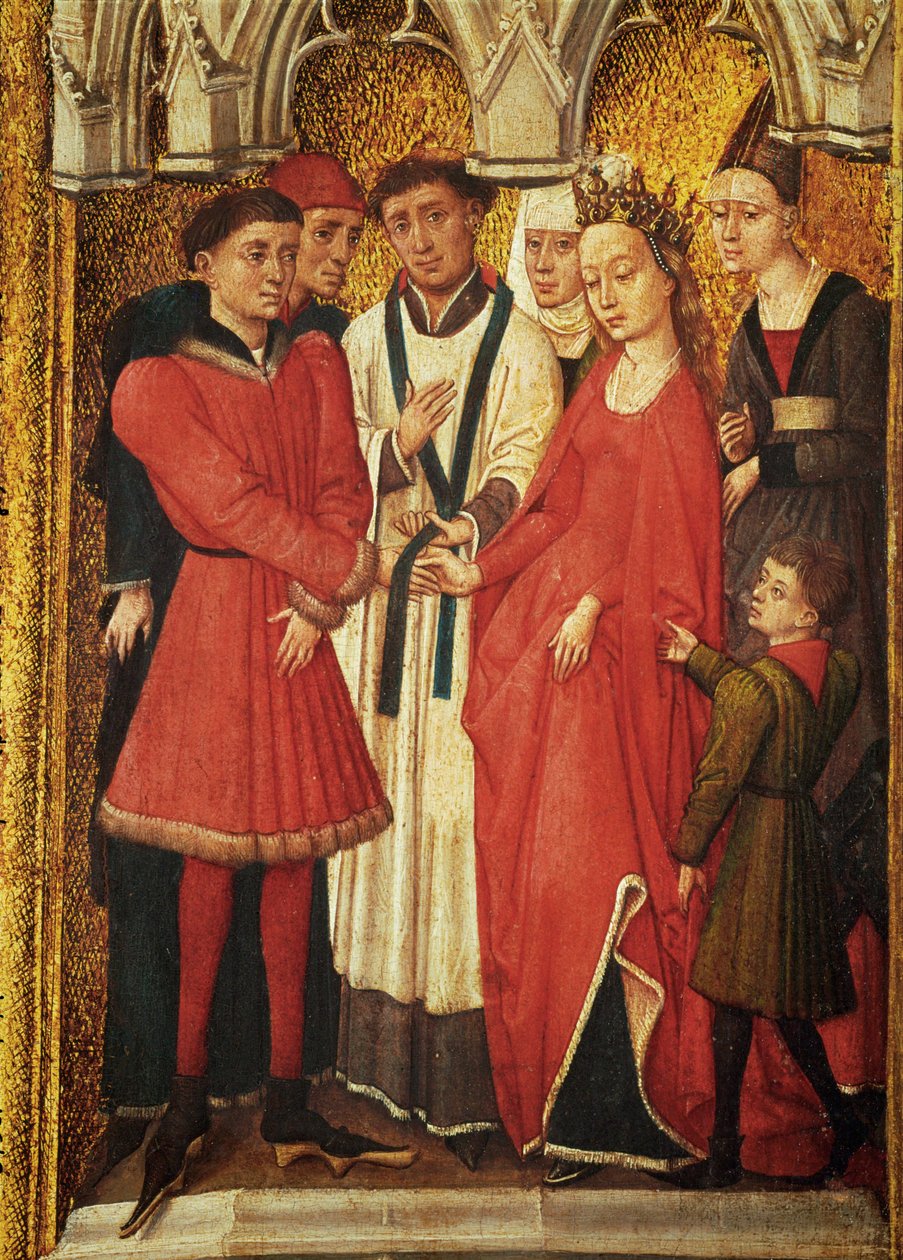 Drieluik van de Verlossing door Master of the Prado Redemption