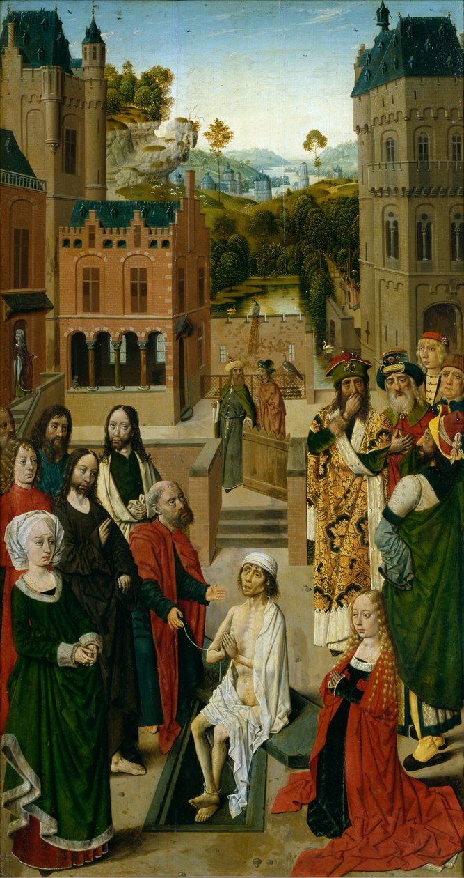 Opwekking van Lazarus door Master of the Tiburtine Sibyl