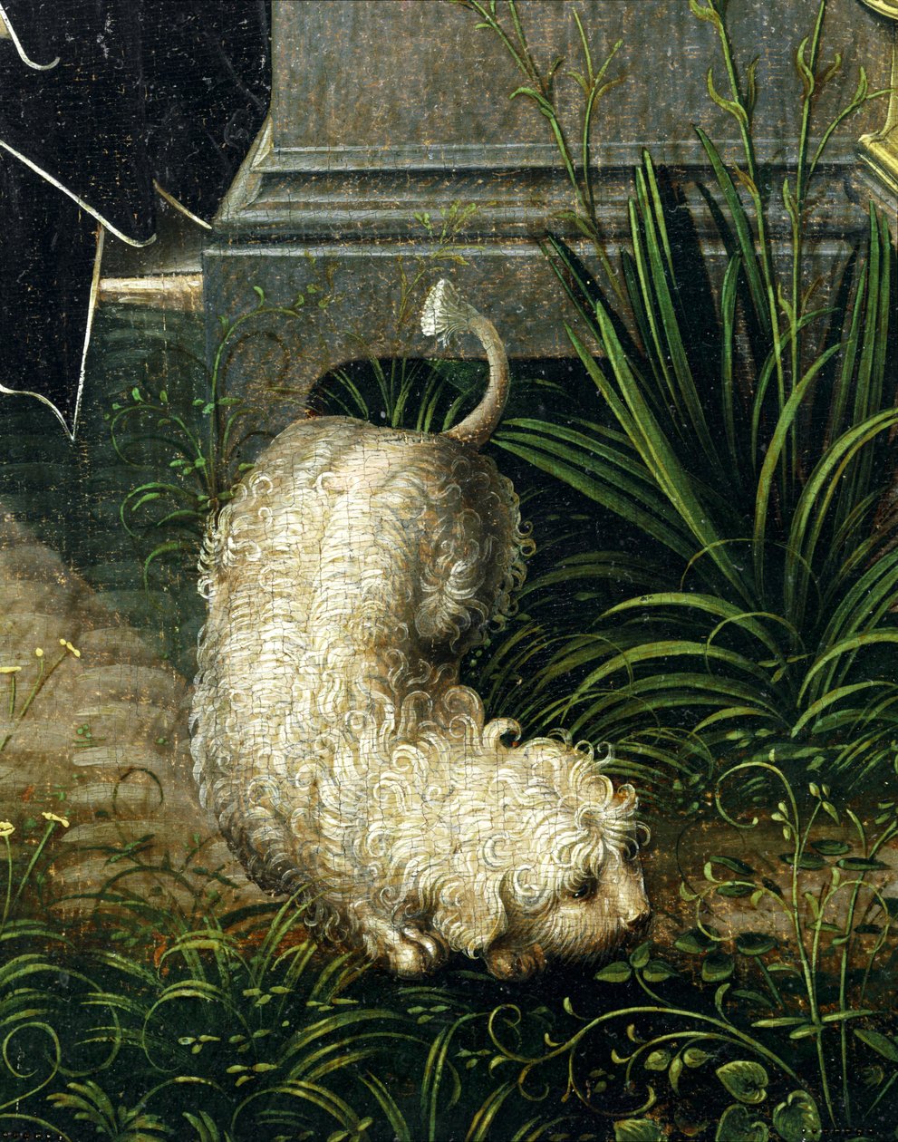 De prediking van de heilige Gery, "de pastorale preek" ... door Master of the View of Saint Gudula