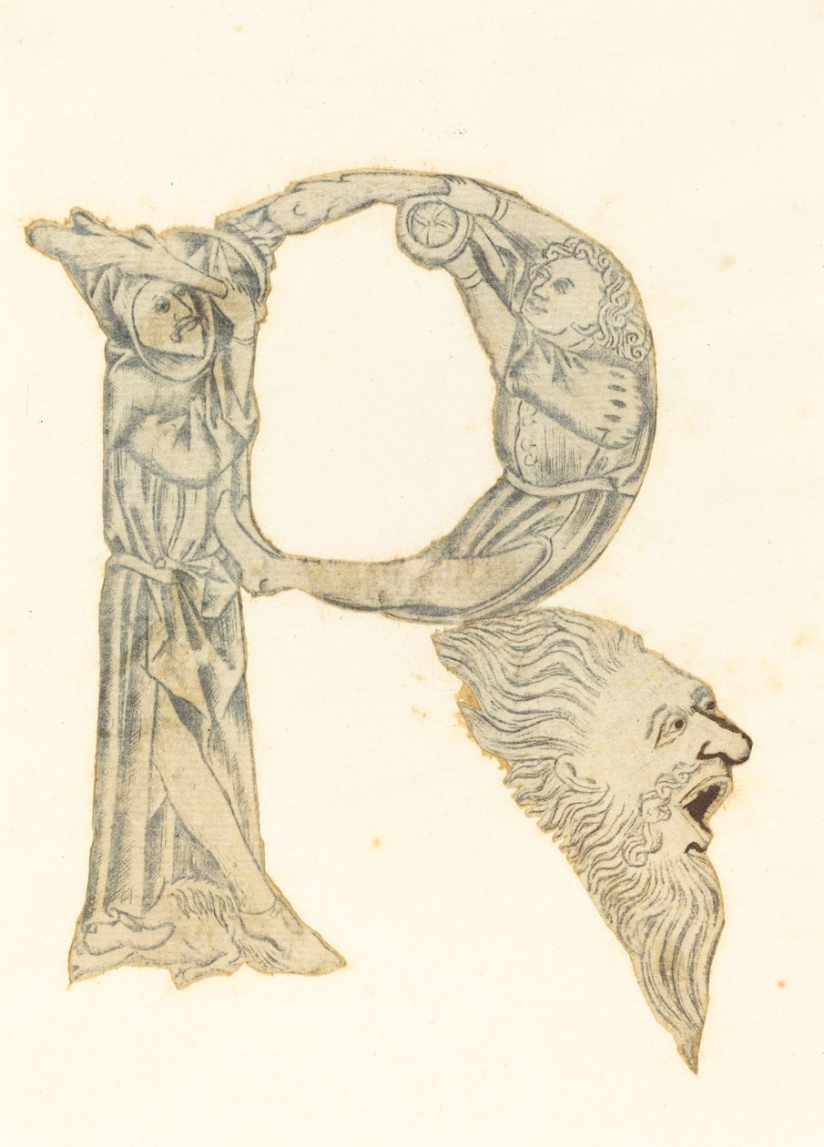 De Letter P (omgezet naar een R) door Master with the Banderoles