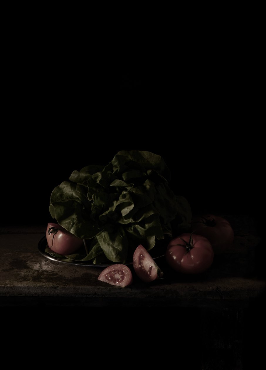 Laatste maaltijd op death row, Texas; Chester Wicker, 2011 (C-type foto) door Mat Collishaw