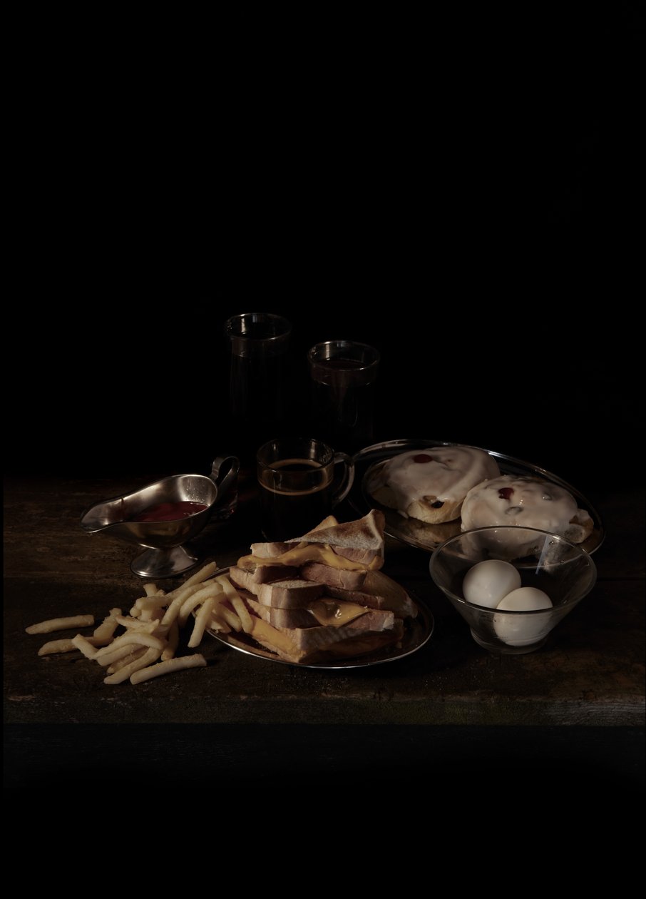 Laatste maaltijd in de dodencel, Texas; Gary Miller, 2011 (C-type foto) door Mat Collishaw