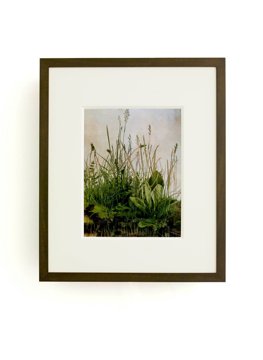 Whispering Weeds, 2011 (Houten frame, rand, LCD-scherm, ventilator en harde schijf) door Mat Collishaw