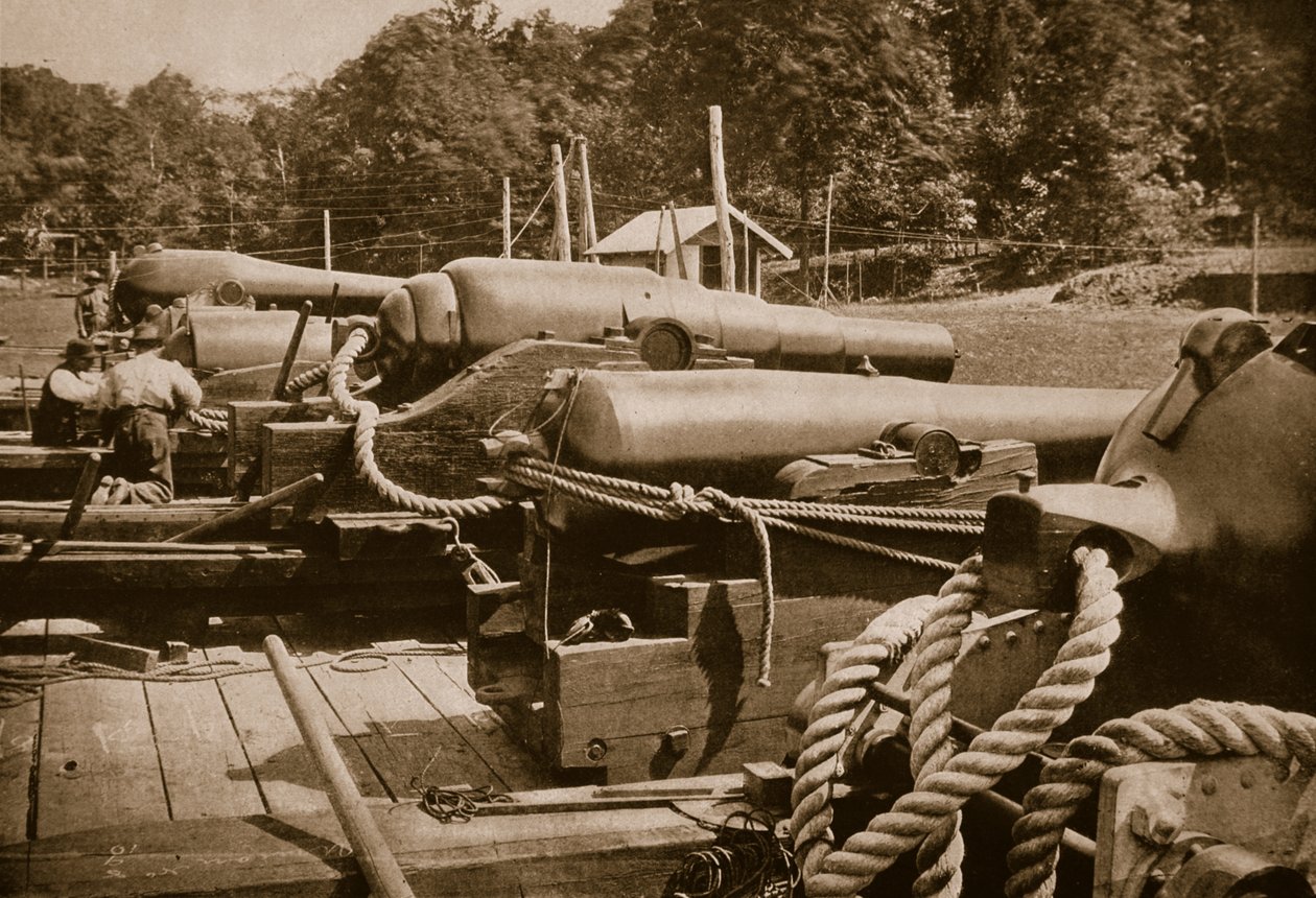 Batterij bij Annapolis, 1861-65 door Mathew B. Brady