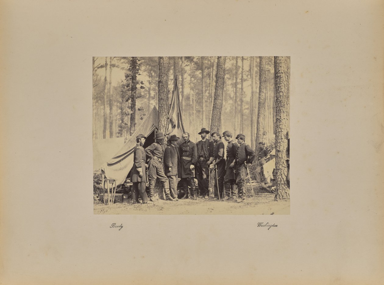 Potter en personeel door Mathew B. Brady