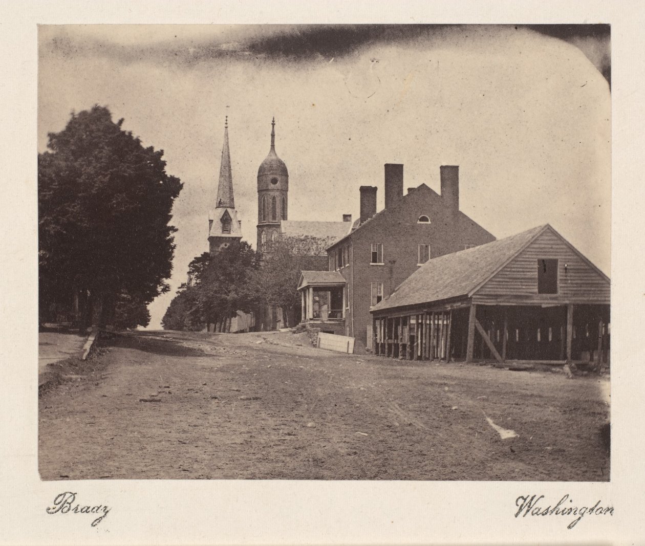 Hospitaal van het Tweede Korps, Washington, D.C. door Mathew B. Brady