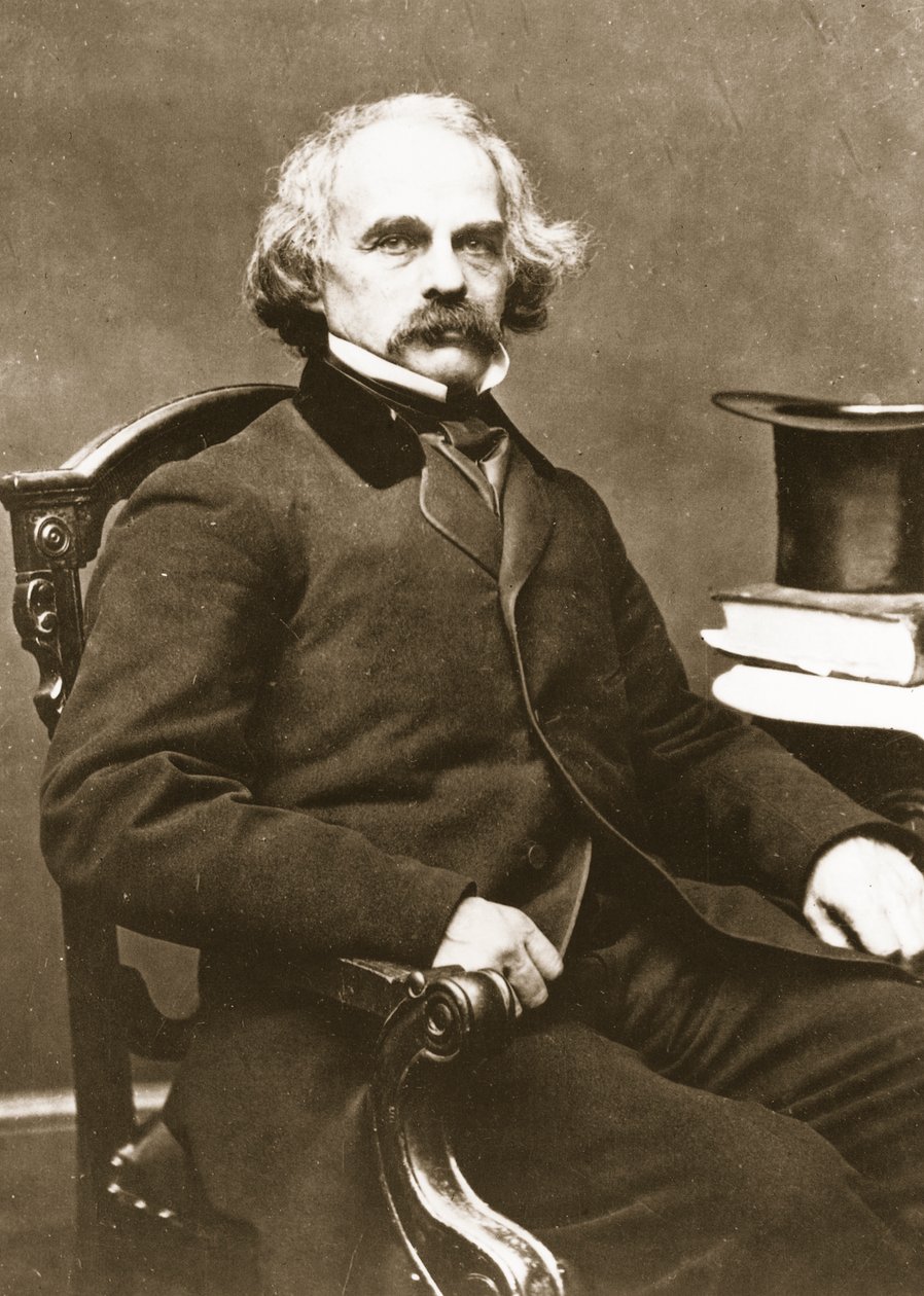 Nathaniel Hawthorne door Mathew B. Brady