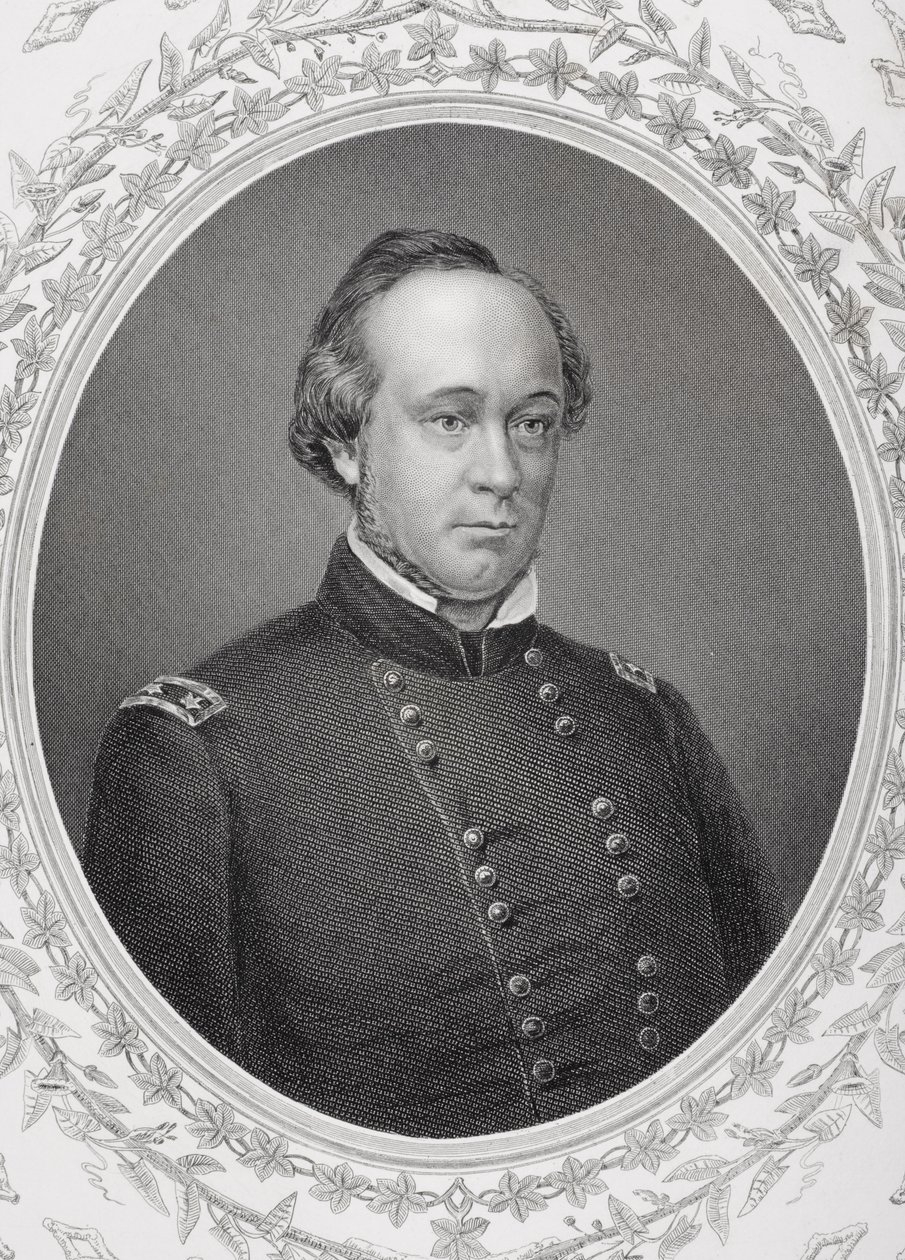 Portret van Henry W. Halleck door Mathew B. Brady