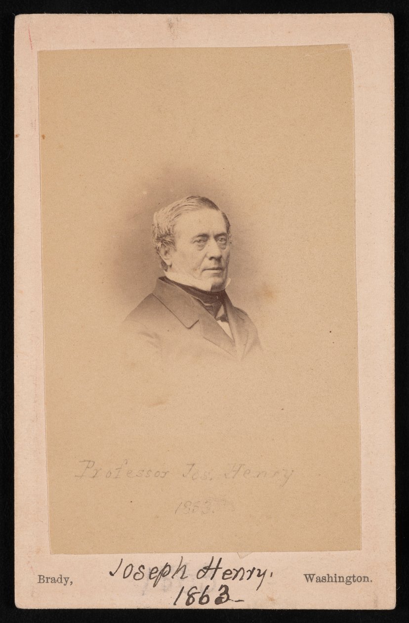 Portret van Joseph Henry 1797-1878, 1863 door Mathew Brady