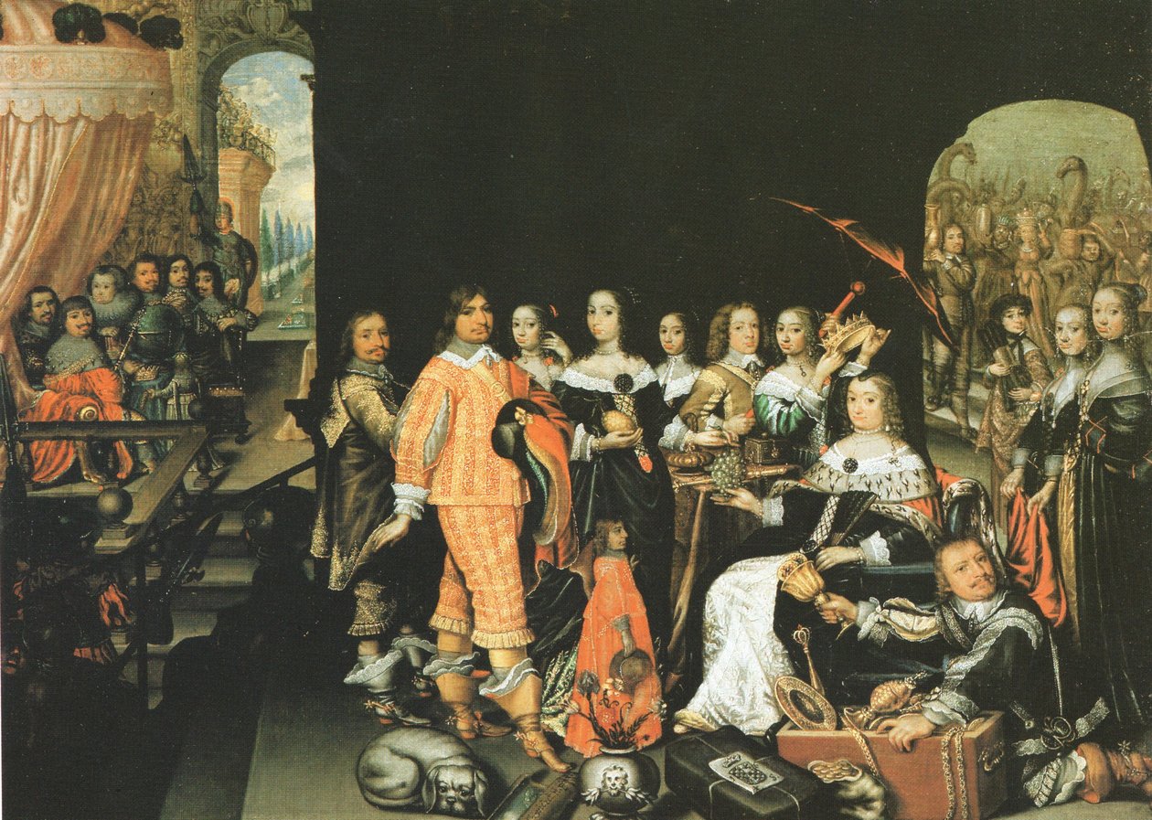 Verheerlijking van keurvorstin-weduwe Elisabeth Charlotte van Brandenburg als koningin van Saba door Mathias Czwiczek