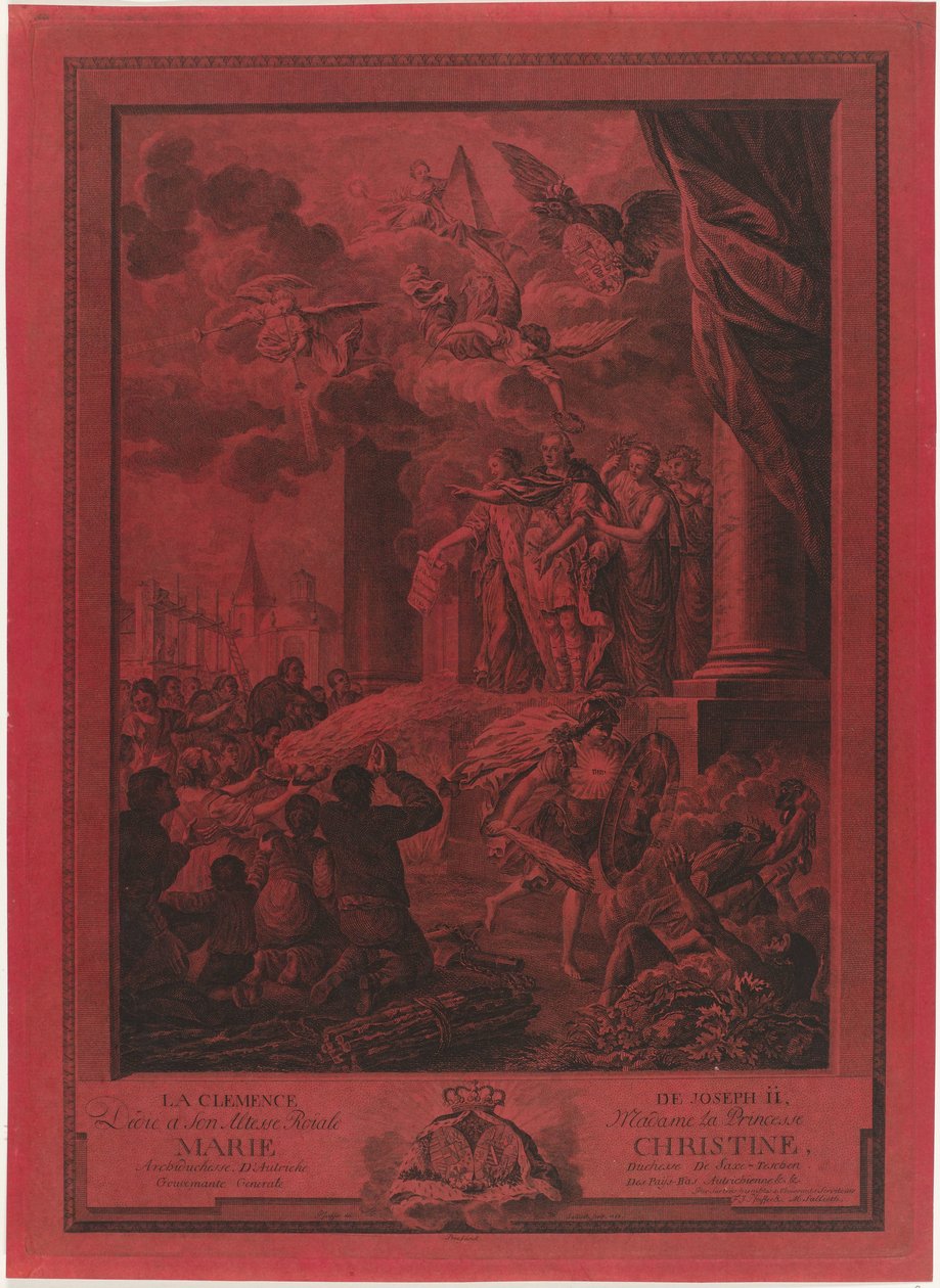 Clementie van keizer Jozef II aan de protestanten, 1783 door Mathias de Sallieth