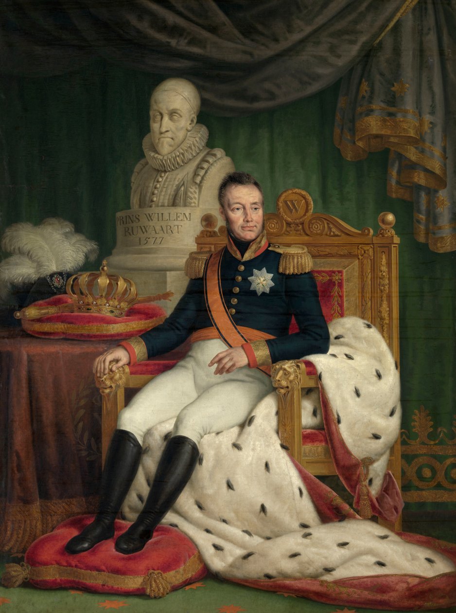 Koning Willem I door Mathieu Ignace van Bree