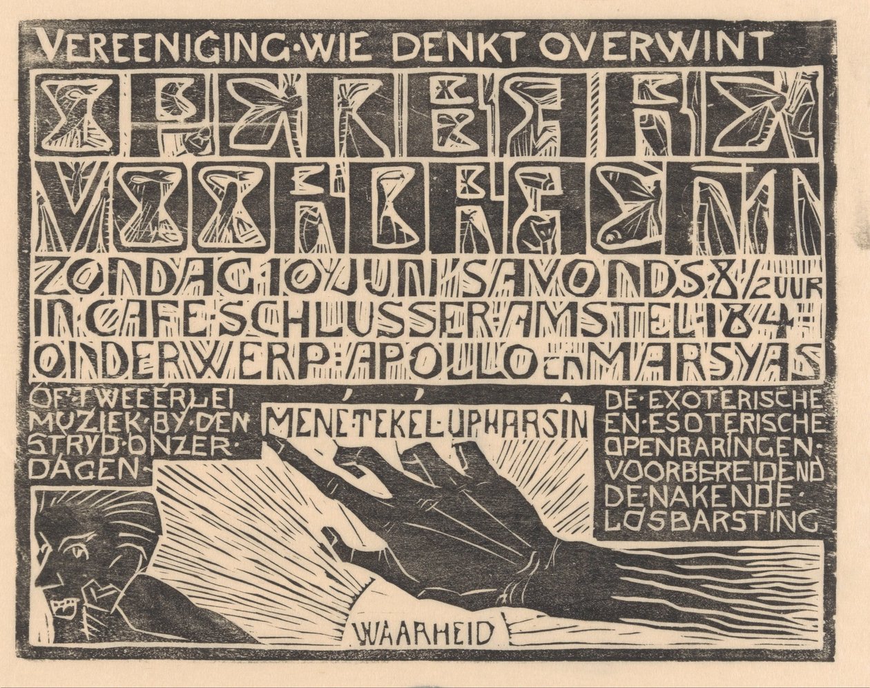 Aankondiging voordracht 