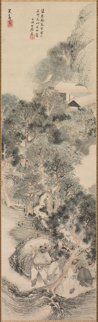 Water Margin Bandieten, eind 1700-begin 1800 door Matsumura Goshun