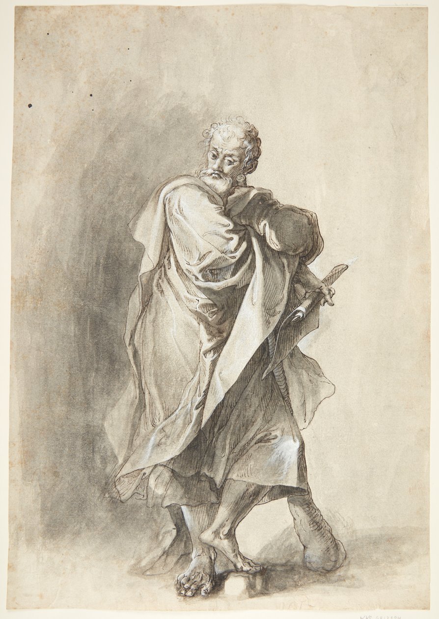 Jezus en de 12 apostelen: Judas Thaddeüs door Matthäus Gundelach