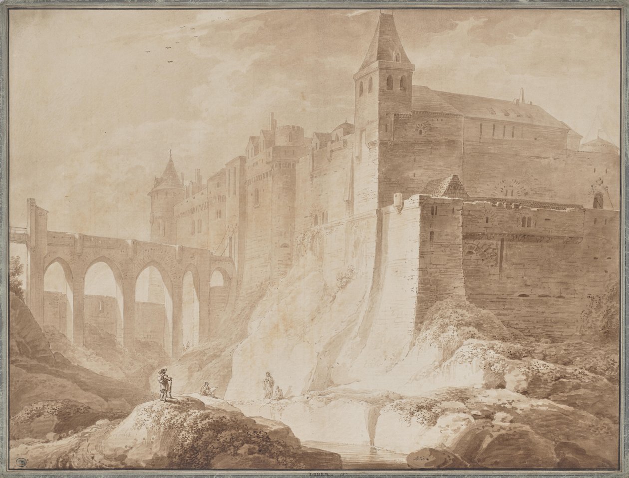 Kasteel door Matthäus Loder