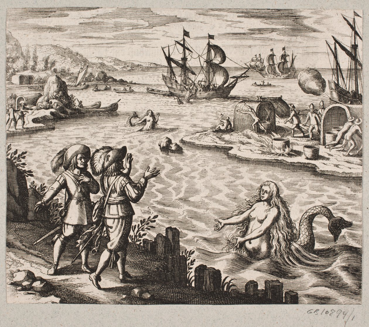 Met stilte kan ik het wonderlijke wezen niet voorbijgaan door Matthäus Merian d.Æ.