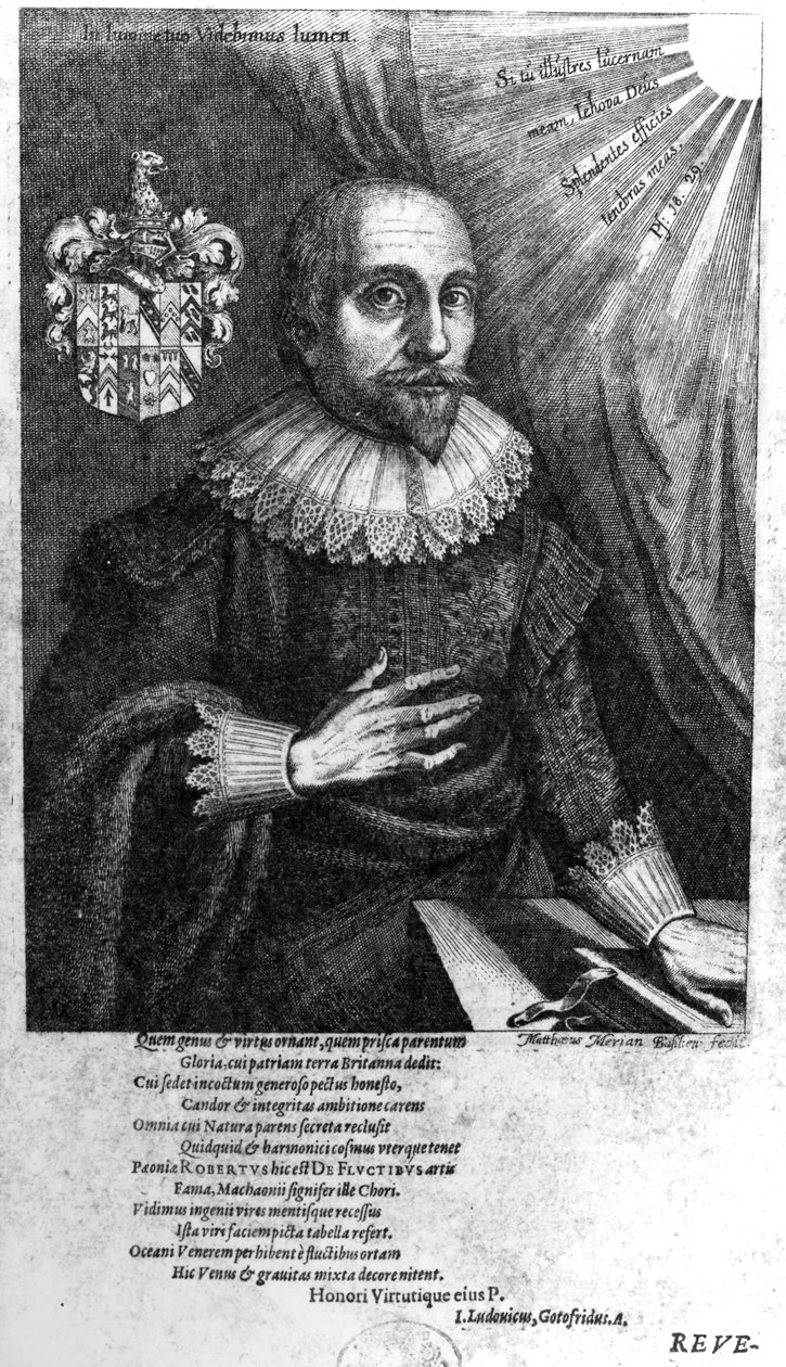 Robert Fludd, 1626 door Matthaus the Elder Merian