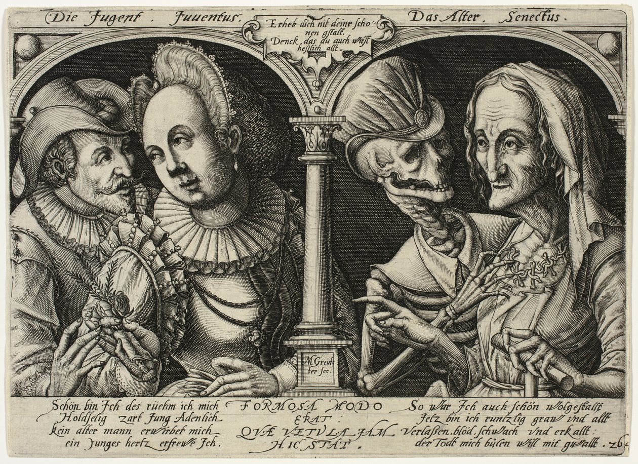 Jeugd en Ouderdom door Matthaus Greuter