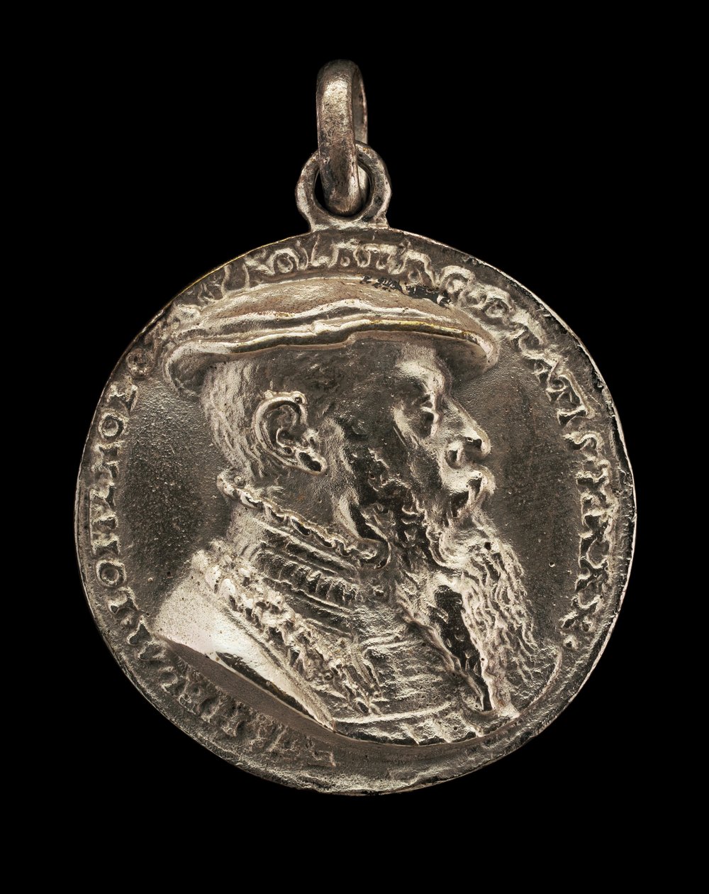 Wilhelm Löffelholz von Kolberg, 1501-1554, Patriciër van Neurenberg [voorzijde], 1541 door Matthes Gebel